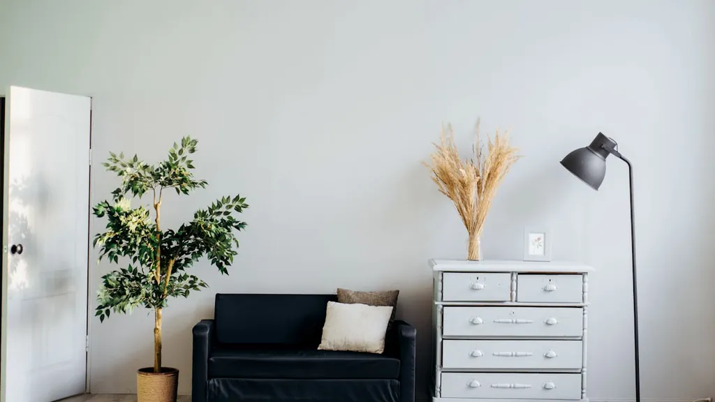 Warm UK home interior in winter