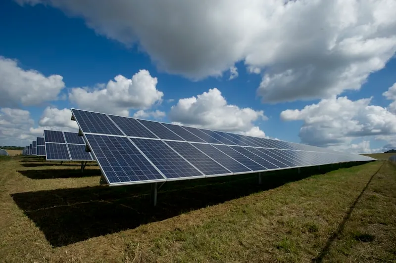 Plug-in balcony solar panels at a UK home